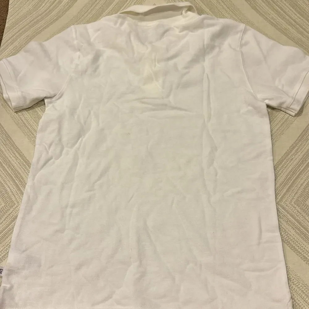 Gap Boys White Short-sleeve Collared Shirt, Size XXL